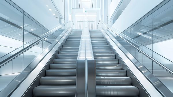 Escalier droit métallique : élégance et modernité